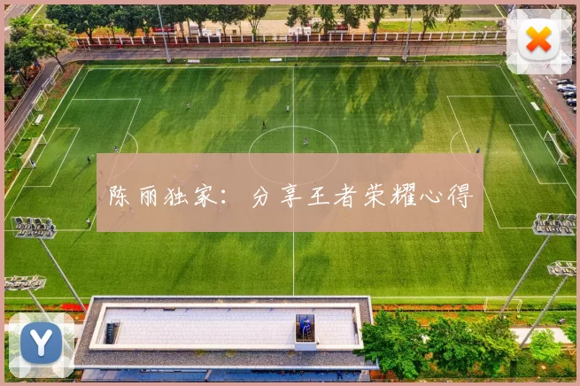 陈丽独家：分享王者荣耀心得